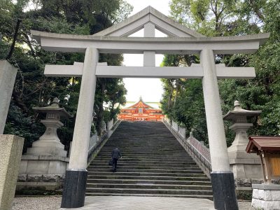 日枝神社と新幹線　東京